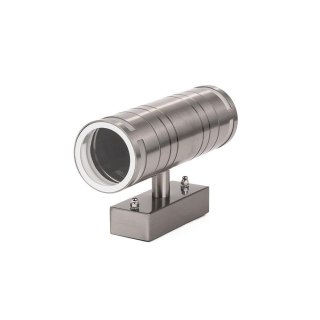 Kinkiet ogrodowy V-TAC GU10 kwasówka szkło góra dół IP44 VT-7632