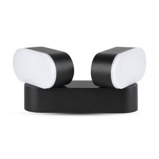 Kinkiet ścienny V-TAC 12W LED obrotowy 350st czarny VT-814 3000K 1100lm