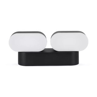 Kinkiet ścienny V-TAC 12W LED obrotowy 350st czarny VT-814 3000K 1100lm