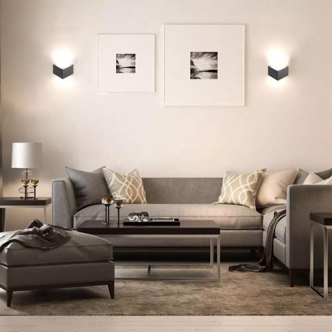 Kinkiet ścienny V-TAC 3W BRIDGELUX CHIP czarny VT-803 4000K 300lm