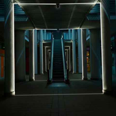 Oprawa 360st V-TAC 7W LED iluminacja elewacji/wnęk okiennych czarna IP65 VT-707 4000K 770lm