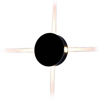 Oprawa ścienna V-TAC 4W LED IP65 czarna okrągła VT-706 4000K 440lm