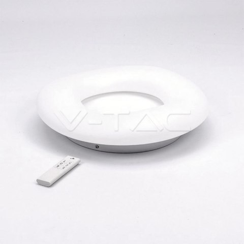 Oprawa sufitowa V-TAC 32W LED owal zmiana barwy f.460 ściemnianie biały VT-7462 2700K-6400K 3100lm 3 lata gwarancji