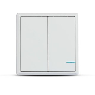 Przełącznik bezprzewodowy podwójny IP54 do SKU 8458 8459 V-TAC VT-5132