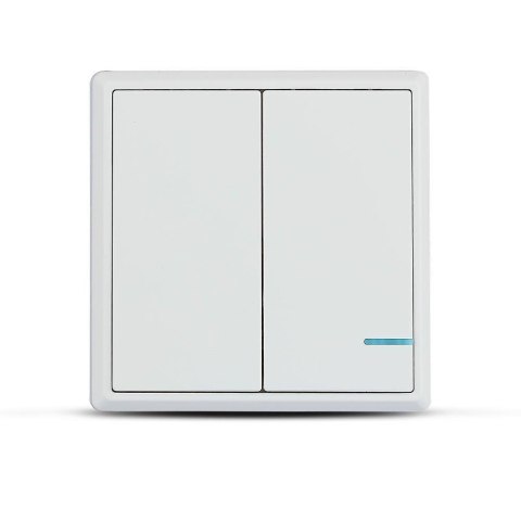 Przełącznik bezprzewodowy podwójny IP54 do SKU 8458 8459 V-TAC VT-5132