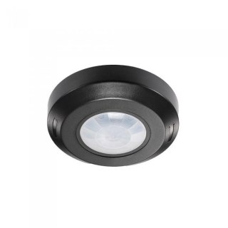 Czujnik ruchu 360st sufitowy fi76 czarny V-TAC VT-8091