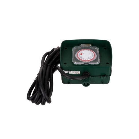 Gniazda ogrodowe V-TAC 2 gniazda 3m szpilka do wbijania IP44 schuko timer VT-1112-3