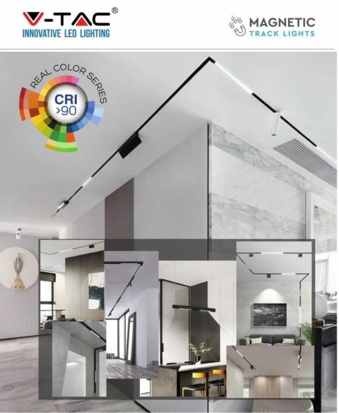 Konektor łącznik szynoprzewód magnetyczny 24V V-TAC