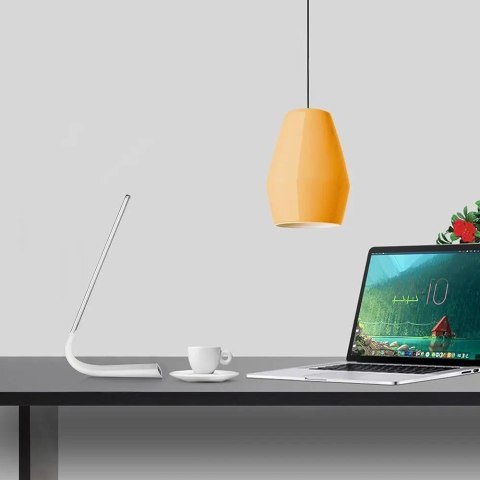 Lampka biurkowa V-TAC 6.5W LED ładowanie ściemnianie 3w1 biała VT-1037 2700K-6400K 110lm