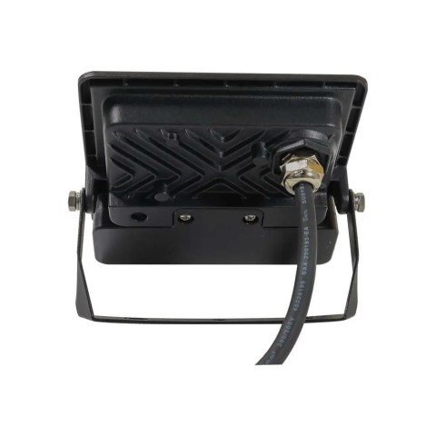 Naświetlacz LED V-TAC 10W SAMSUNG CHIP czujnik ruchu czarny przewód 1M VT-118S-1 6400K 735lm 5 lat gwarancji