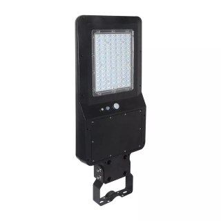 Naświetlacz oprawa uliczna solarna V-TAC 40W LED czarna IP65 150Lm/W VT-ST42 4000K 6000lm 3 lata gwarancji