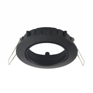 Oczko V-TAC GU10 okrągłe ruchome czarne VT-779-BL