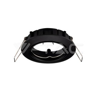 Oczko V-TAC GU10 okrągłe ruchome czarne VT-779-BL
