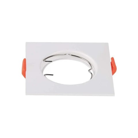 Oczko V-TAC GU10 wpuszczane kwadrat białe (opak. 2 szt) VT-930 3 lata gwarancji