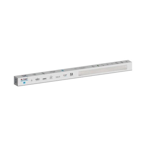 Oprawa V-TAC 40W LED belka liniowa natynkowa SAMSUNG CHIP 120cm VT-8-40 3000K 4300lm 5 lat gwarancji
