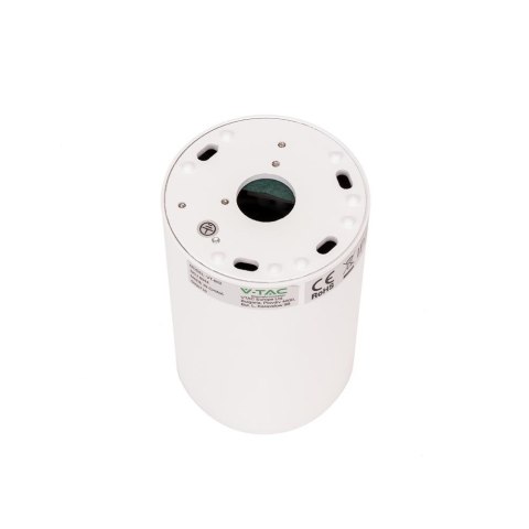Oprawa V-TAC aluminiowa GU10 okrągła natynkowa tuba biała 70x107mm VT-802-W 3 lata gwarancji