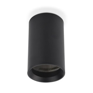 Oprawa V-TAC aluminiowa GU10 okrągła natynkowa tuba czarna 60x100mm VT-807-B 3 lata gwarancji