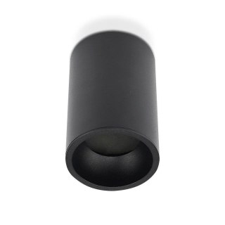 Oprawa V-TAC aluminiowa GU10 okrągła natynkowa tuba czarna 70x107mm VT-802 3 lata gwarancji