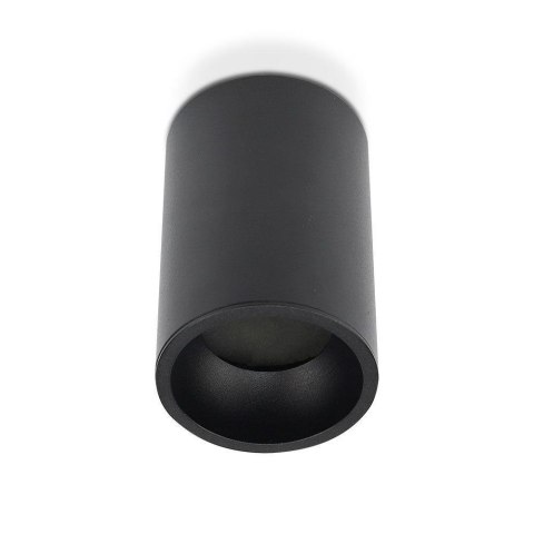 Oprawa V-TAC aluminiowa GU10 okrągła natynkowa tuba czarna 70x107mm VT-802 3 lata gwarancji