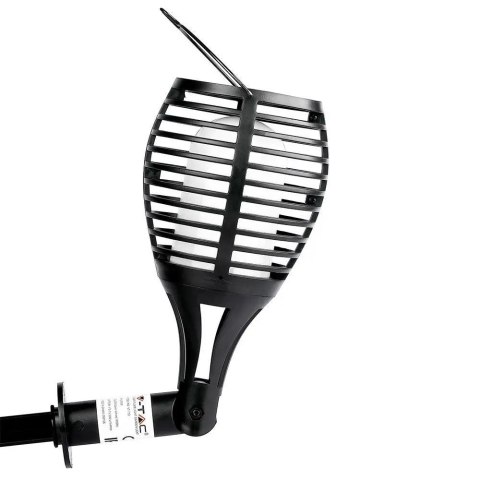 Oprawa ogrodowa V-TAC solarna 4 funkcje efekt płomienia VT-719 2200K 5lm