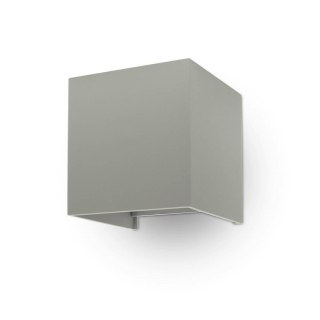 Oprawa ścienna V-TAC 12W LED góra dół regulowana chip BRIDGELUX szary kwadrat IP65 VT-759-12 4000K 1100lm