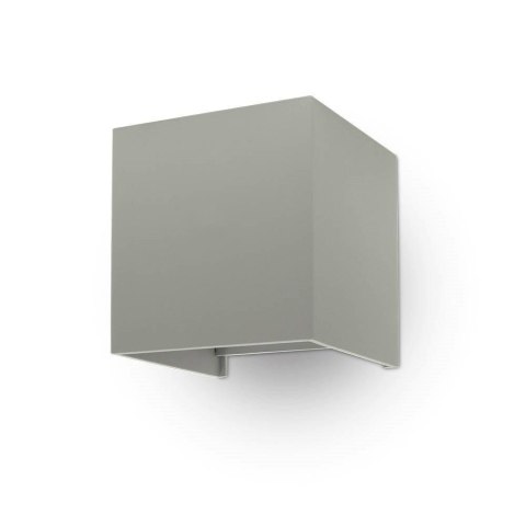 Oprawa ścienna V-TAC 12W LED góra dół regulowana chip BRIDGELUX szary kwadrat IP65 VT-759-12 4000K 1100lm