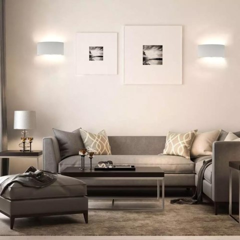 Oprawa ścienna góra dół V-TAC 8W LED biała IP54 VT-848 4000K 800lm