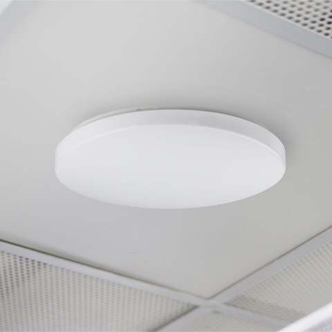 Oprawa sufitowa plafoniera okrągła V-TAC 25W LED SAMSUNG CHIP IP44 30cm 100Lm/W VT-8066 6400K 2500lm 3 lata gwarancji