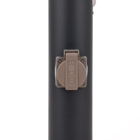 Słupek ogrodowy V-TAC 60CM E27 szary czujnik ruchu gniazda VT-838-60