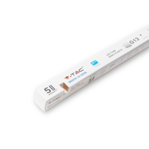Tuba świetlówka LED T8 V-TAC SAMSUNG CHIP 150cm 24W G13 nano plastic 120Lm/W VT-152 6500K 3000lm 5 lat gwarancji
