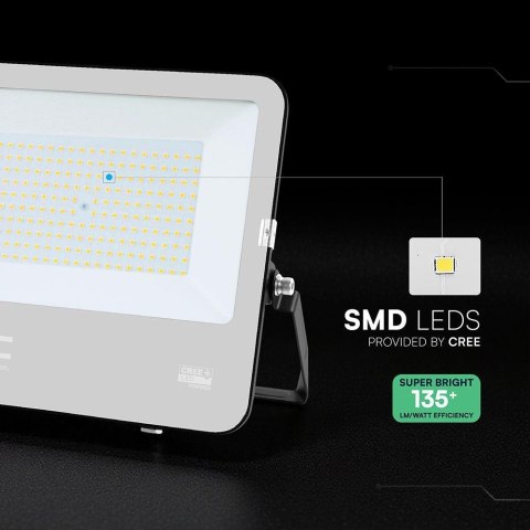 Naświetlacz LED V-TAC CREE CHIP 150W 135lm/W przewód 1m IP65 VT-44153 6500K 17220lm 6 lat gwarancji