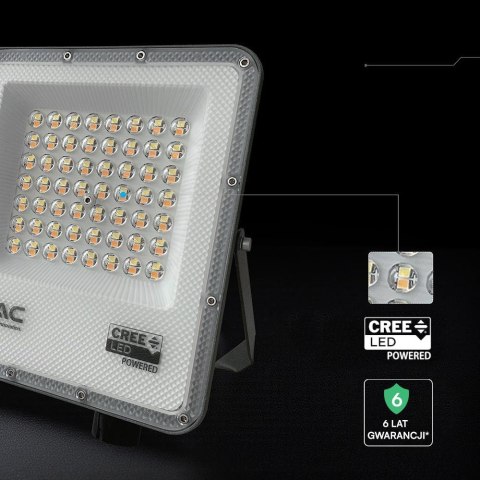 Naświetlacz LED V-TAC CREE CHIP 50W LED 3w1 CCT 135Lm/W VT-44058CCT 3000K-4000K-6500K 4000lm 6 lat gwarancji