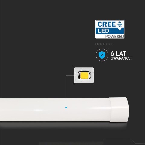 Oprawa V-TAC 10W LED belka liniowa natynkowa CREE CHIP 30cm 100Lm/W VT-8-10 3000K 1000lm 6 Lat gwarancji