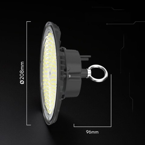 Oprawa V-TAC LED UFO high bay IP65 ALU 155Lm/W 100W VT-91102 6500K 15500lm 5 lat gwarancji