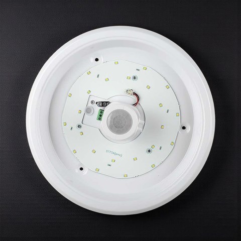 Oprawa sufitowa plafoniera V-TAC 12W LED CREE CHIP czujnik ruchu VT-13 4000K 900lm 6 lat gwarancji