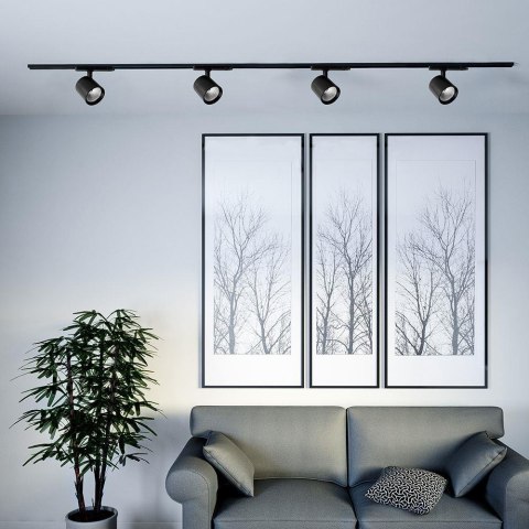 Oprawa szynoprzewód 3F V-TAC 36W LED CREE CHIP 36st czarna VT-11136 4000K 3302lm 6 lat gwarancji