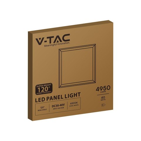 Panel LED V-TAC 40W 60x60 pmma 120Lm/W Zasilacz Starsense VT-6060 6500K 4950lm