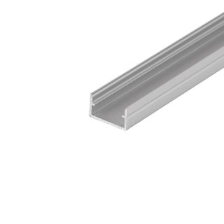 Profil do LED zestaw, ALU anodowany V-TAC 2mb klosz mleczny 17x10mm VT-71008 5 lat gwarancji