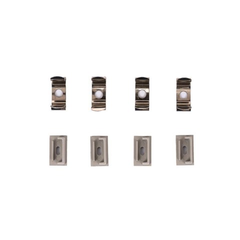 Profil do LED zestaw, ALU anodowany V-TAC 2mb klosz mleczny 17x10mm VT-71008 5 lat gwarancji