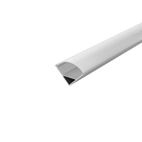 Profil do LED zestaw, ALU anodowany narożny V-TAC 2mb klosz mleczny 30x30mm VT-81135 5 lat gwarancji