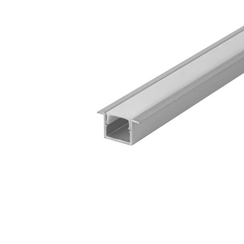 Profil do LED zestaw, ALU anodowany wpuszczany V-TAC 2mb klosz mleczny 12x10mm VT-81132 5 lat gwarancji