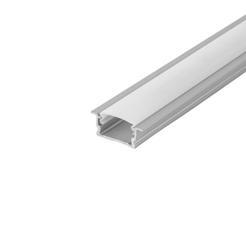 Profil do LED zestaw, ALU anodowany wpuszczany V-TAC 2mb klosz mleczny 13,2x7mm VT-81134 5 lat gwarancji