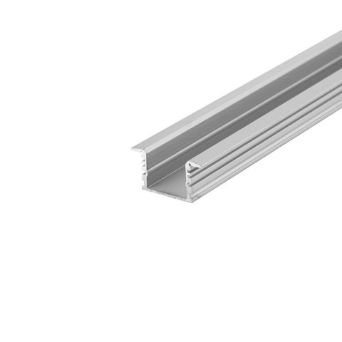 Profil do LED zestaw, ALU anodowany wpuszczany V-TAC 2mb klosz mleczny 17,7x13mm VT-71006 5 lat gwarancji