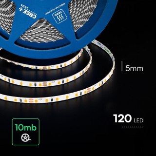 Taśma LED V-TAC CREE CHIP SMD2835 1200LED 24V IP20 2xPCB szerokość 5mm VT-2835 4000K 760lm 6 lat gwarancji