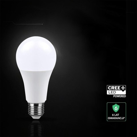 Żarówka LED V-TAC CREE CHIP 15W A65 E27 VT-2015 4000K 1521lm 6 lat gwarancji