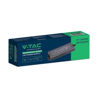 Zasilacz do LED hermetyczny SLIM V-TAC 60W 24V 2.5A IP67 filtr EMI VT-24062