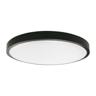 Oprawa sufitowa plafoniera V-TAC 24W LED okrągły IP44 30cm czarny VT-8624B-RD 4000K 2400lm