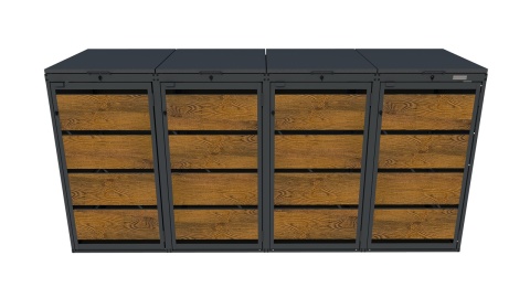 Zabudowa 120-4 Czarny 9005