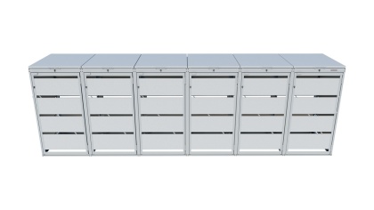 Zabudowa 120-6 Srebrny 9006