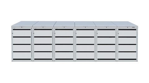 Zabudowa 120-6 Srebrny 9006